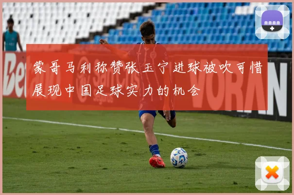 蒙哥马利称赞张玉宁进球被吹可惜展现中国足球实力的机会